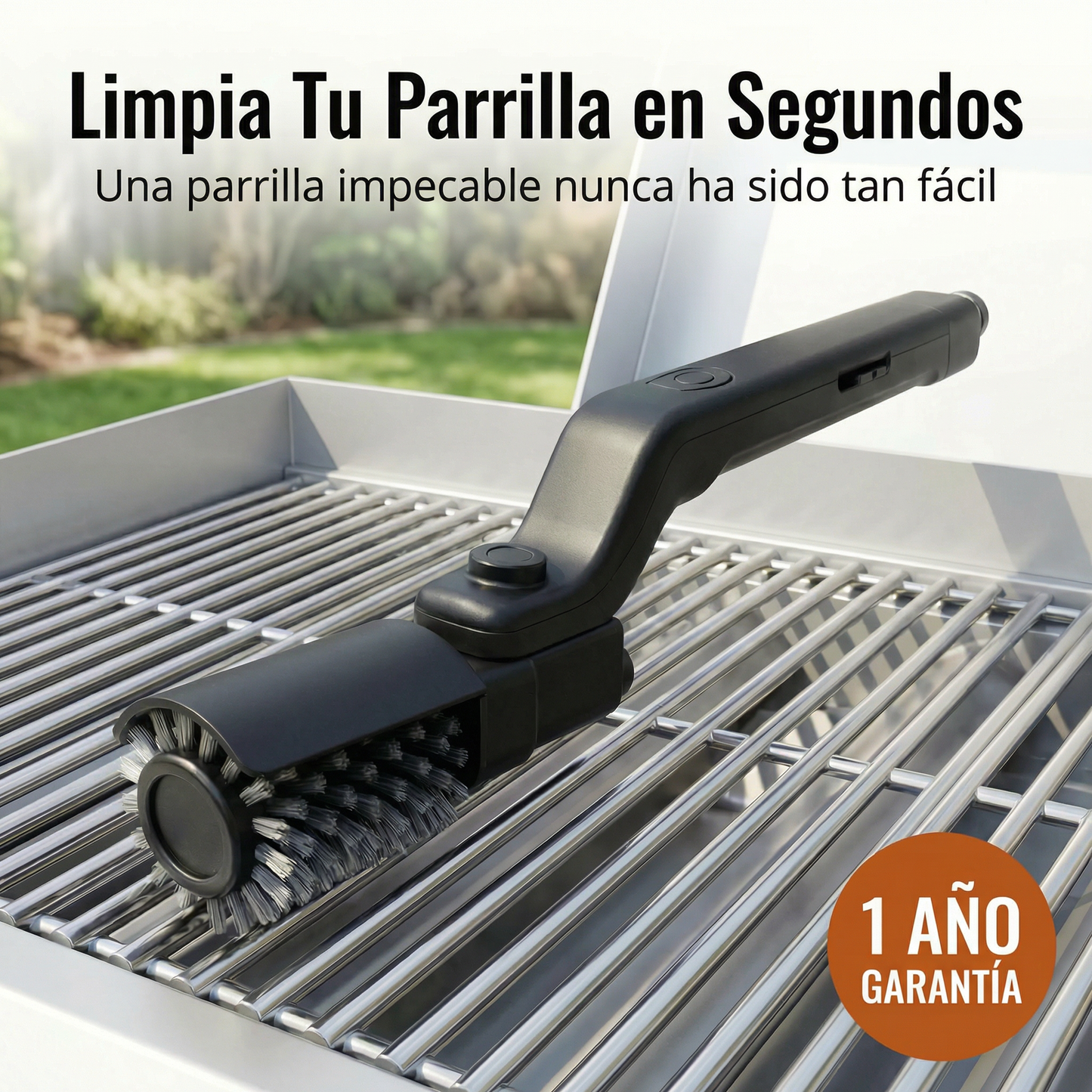 GrillMaster Pro™ - Cepillo Eléctrico para Barbacoa