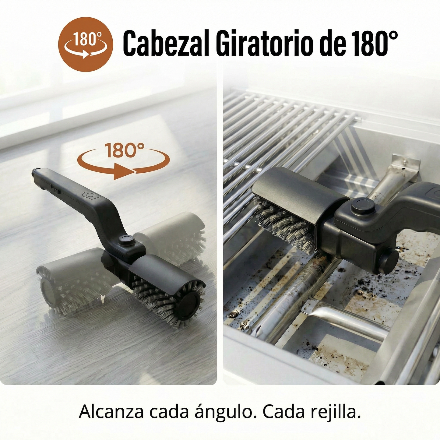GrillMaster Pro™ - Cepillo Eléctrico para Barbacoa