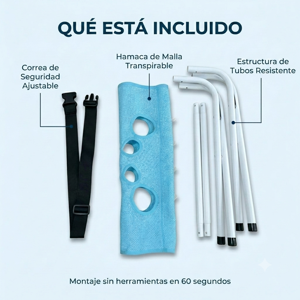 Cielo PetSpa™ — Hamaca de Baño y Aseo Plegable