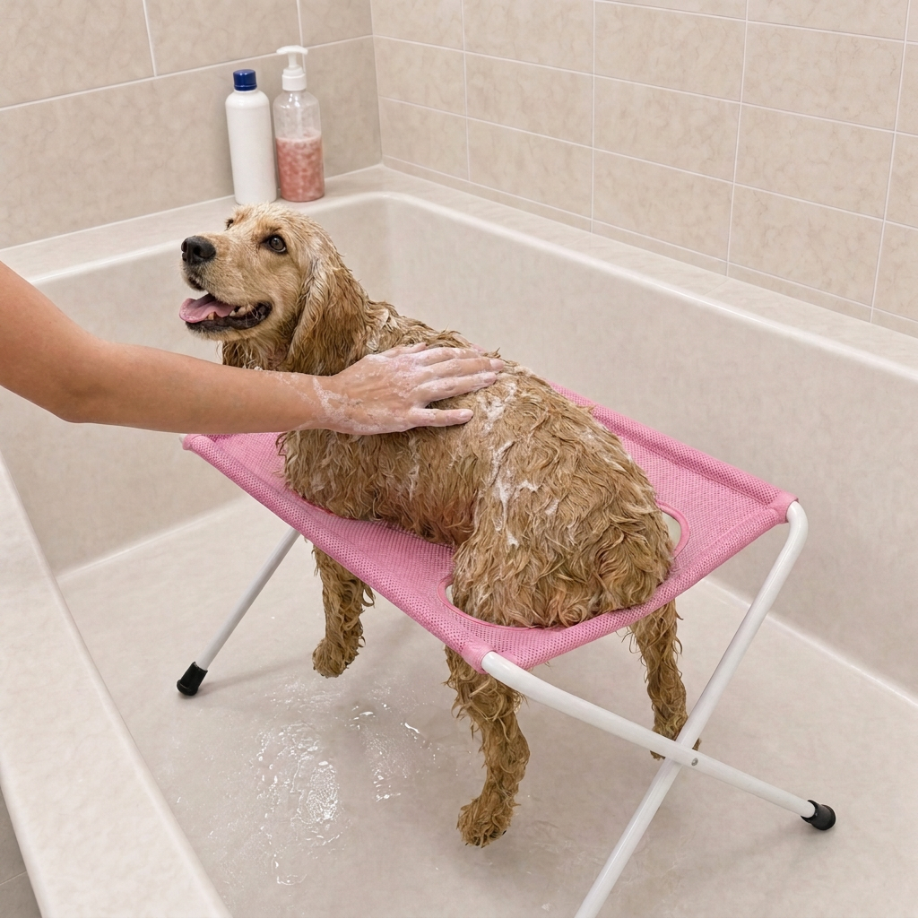 Cielo PetSpa™ — Hamaca de Baño y Aseo Plegable