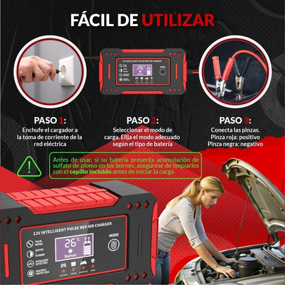 Cargador Revividor de Baterias Multi Vehiculos | Carsolutions