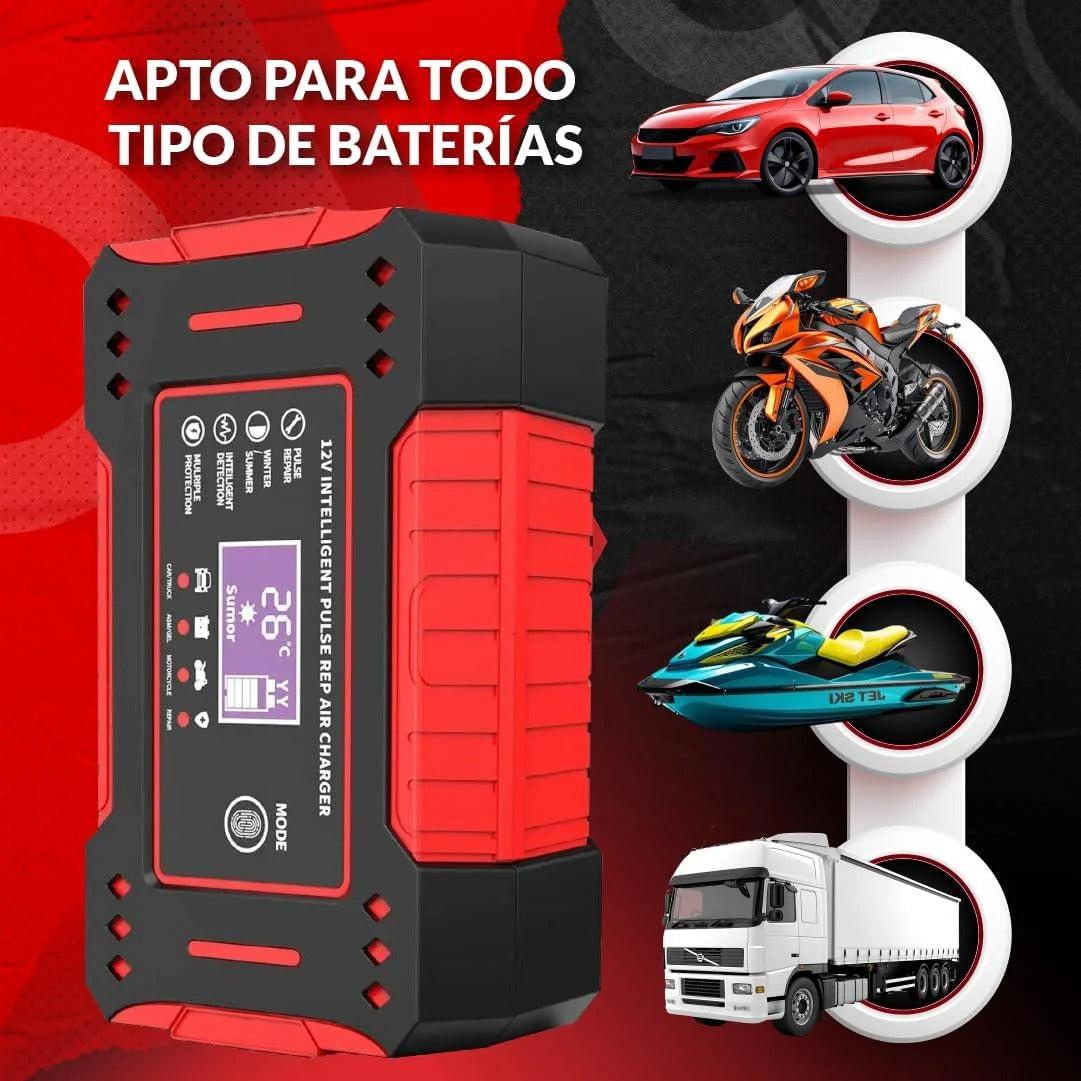 Cargador Revividor de Baterias Multi Vehiculos | Carsolutions